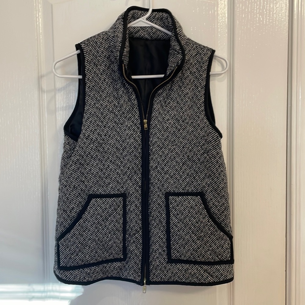 Black and White Vest